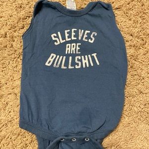 Sleeves Are Bullshit onesie